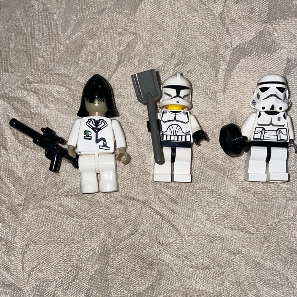 LEGO Star Wars Minifigure Trio - White, Black, and Gray